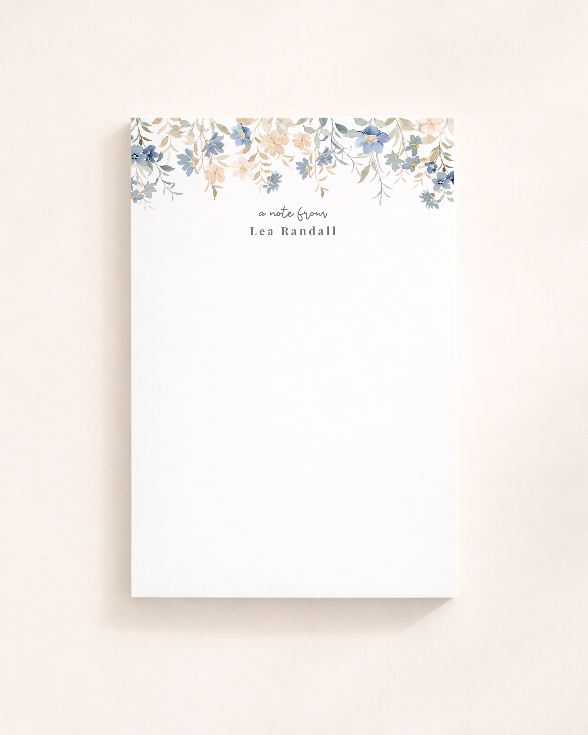Calm Floral Notepad