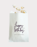 Happy Birthday - White Party Bags