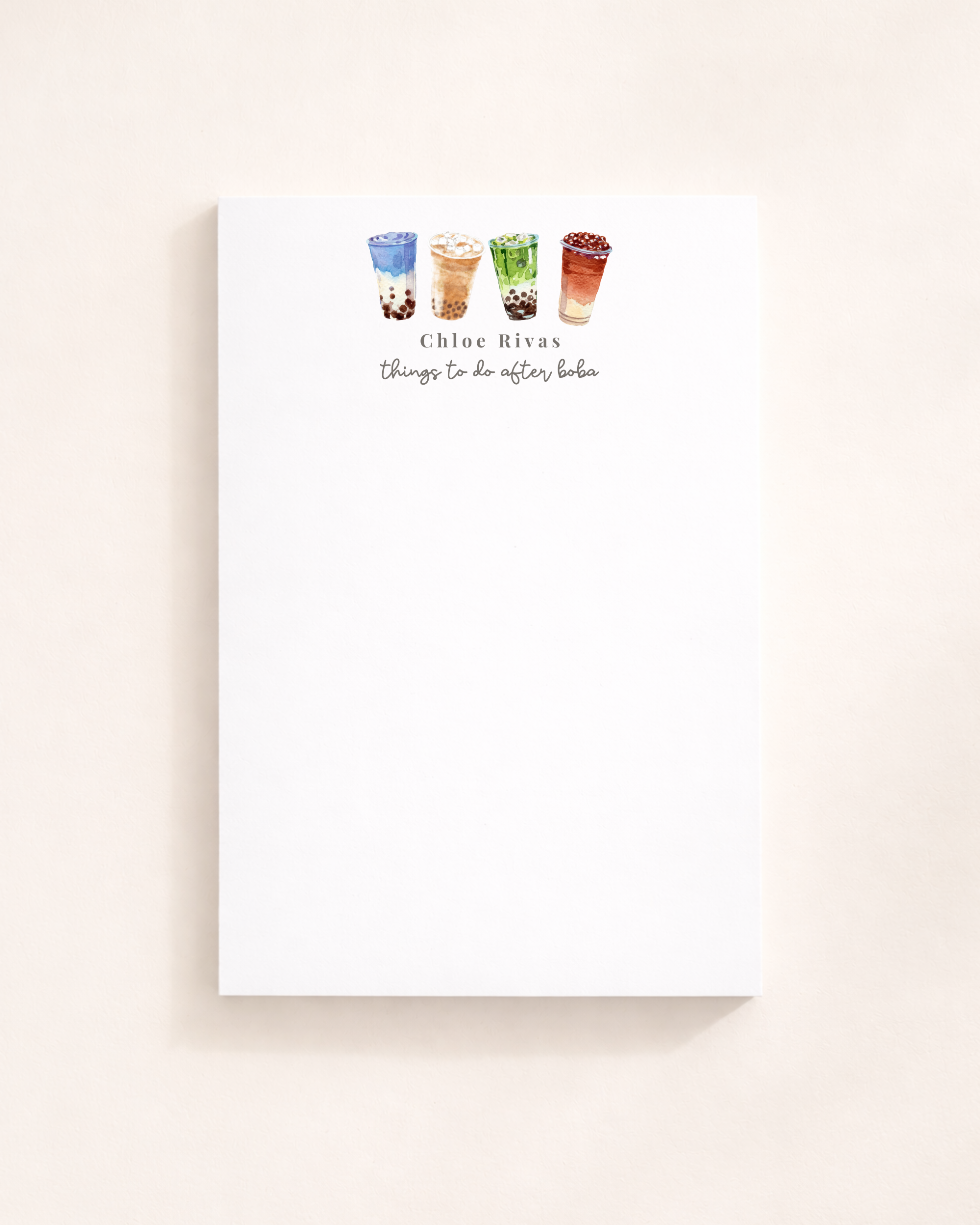 Boba Lover Notepad