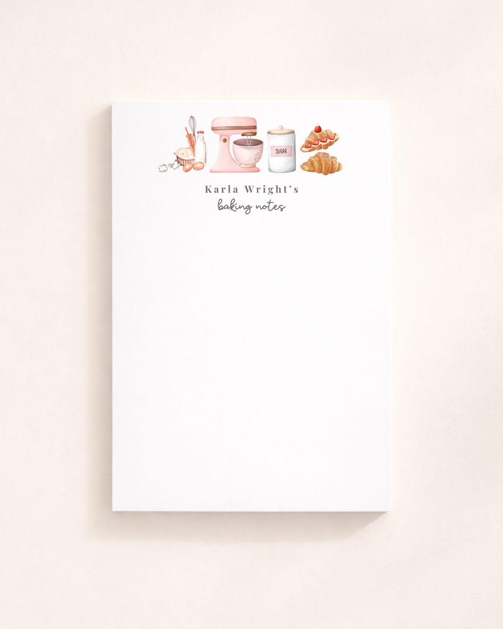 Baker's Notepad (Pink)