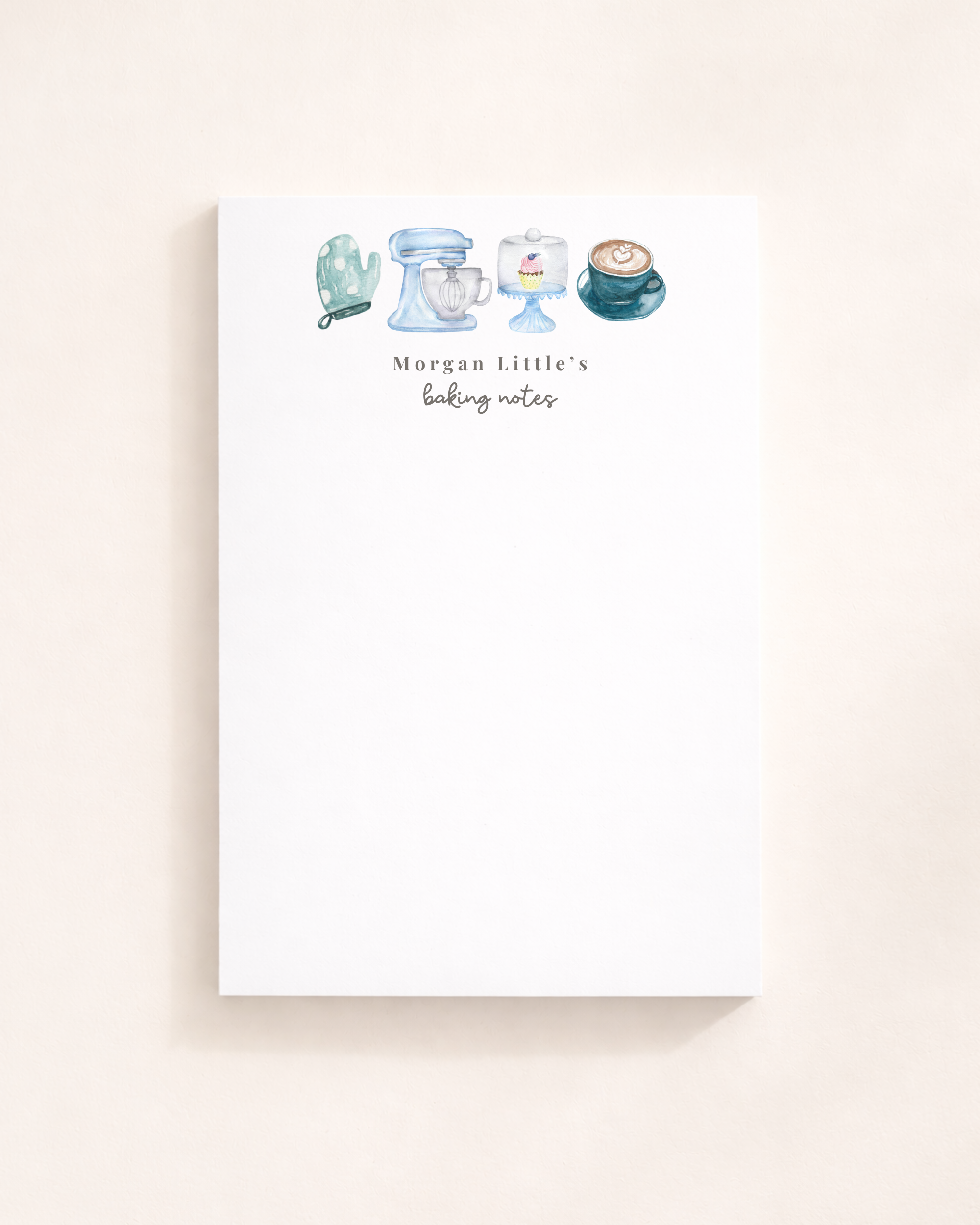 Baker's Notepad (Blue)