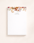 Autumn Floral Notepad