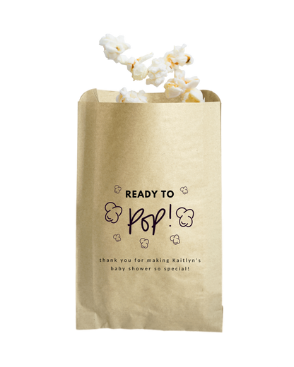 Ready to Pop - Brown Party Bags