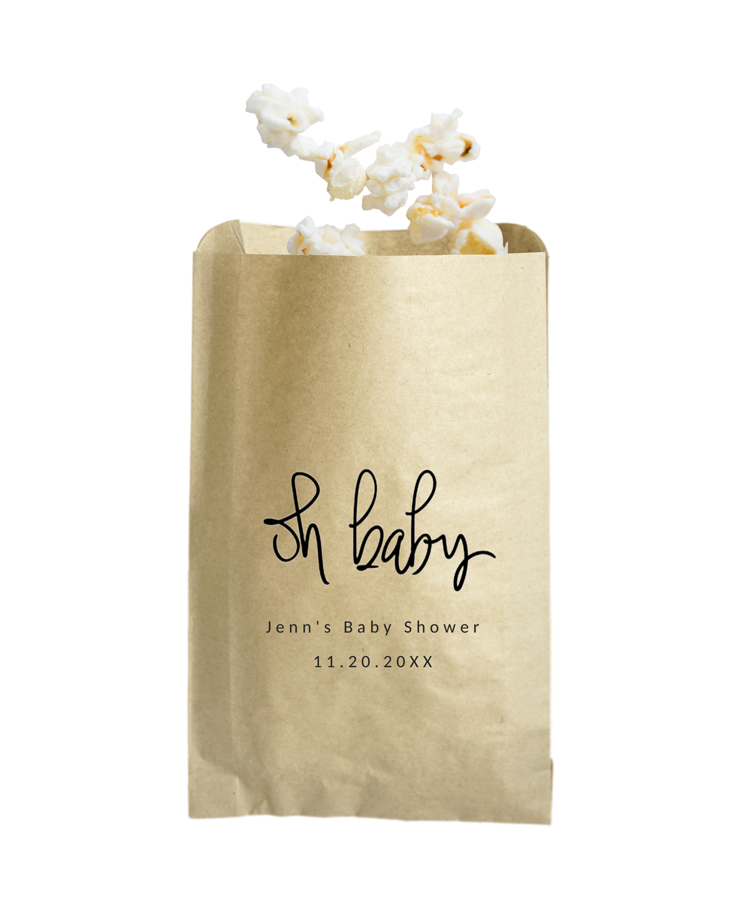 Oh Baby - Brown Party Bags