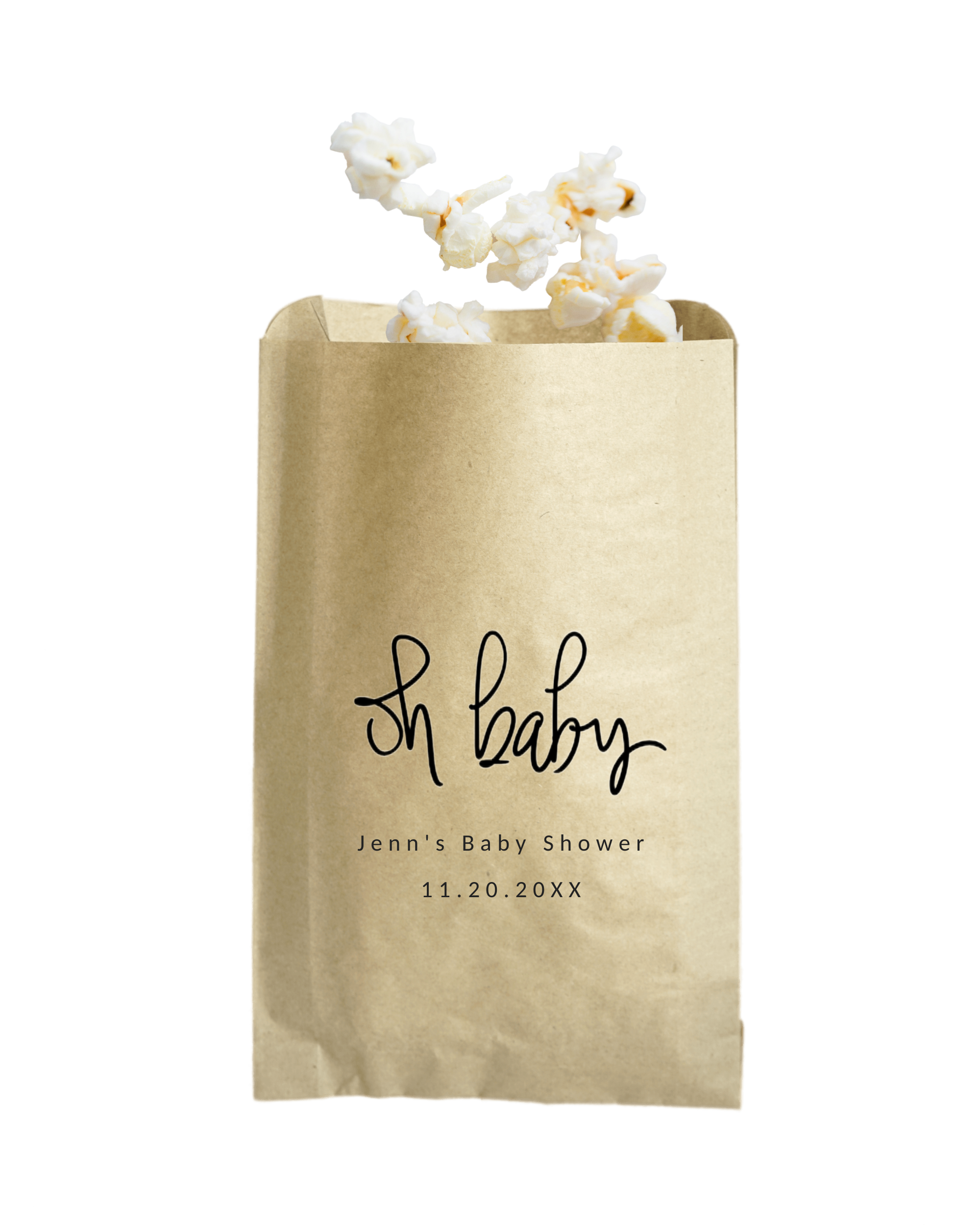 Oh Baby - Brown Party Bags