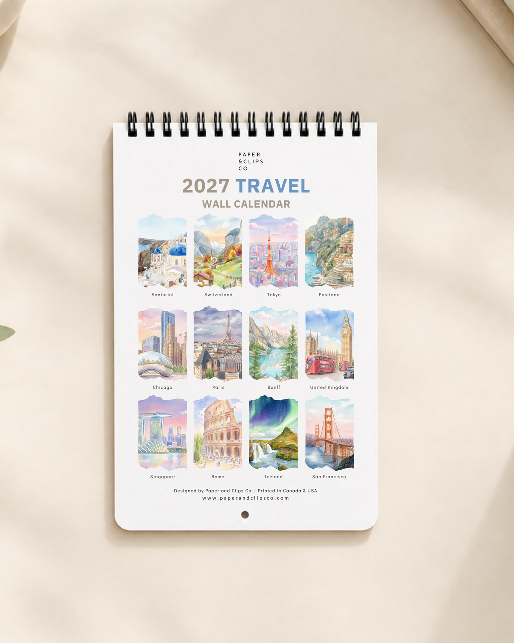 2027 Travel Calendar