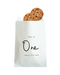 First Birthday - White Party Bags