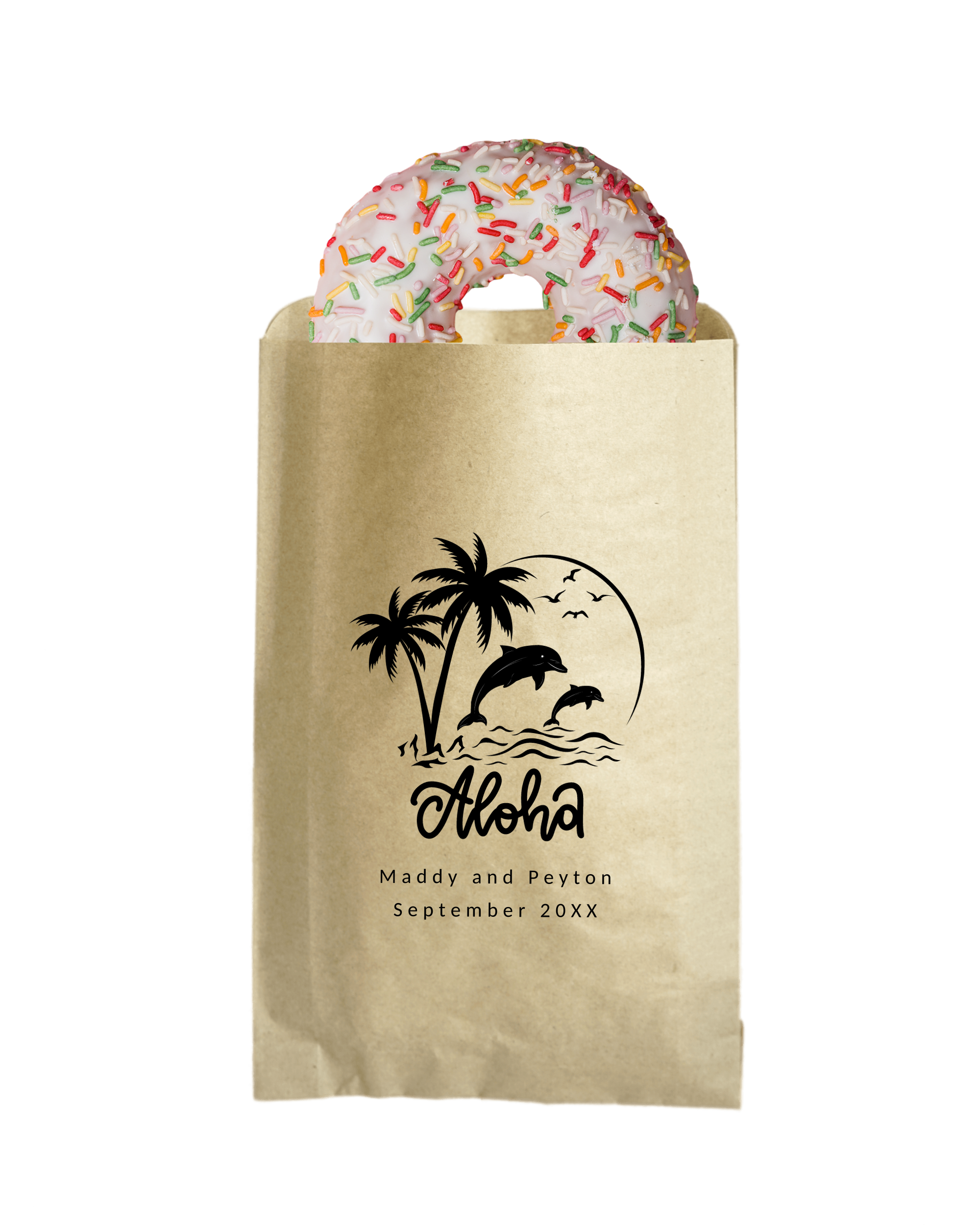 Aloha Hawaii - Brown Party Bags