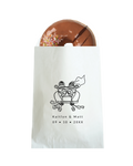 Just Married Wedding Car - White Party Bags