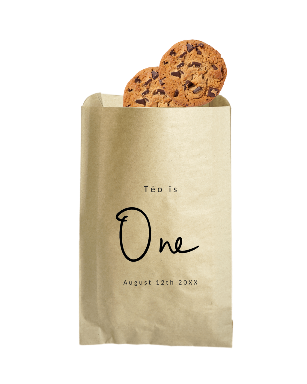 First Birthday - Brown Party Bags