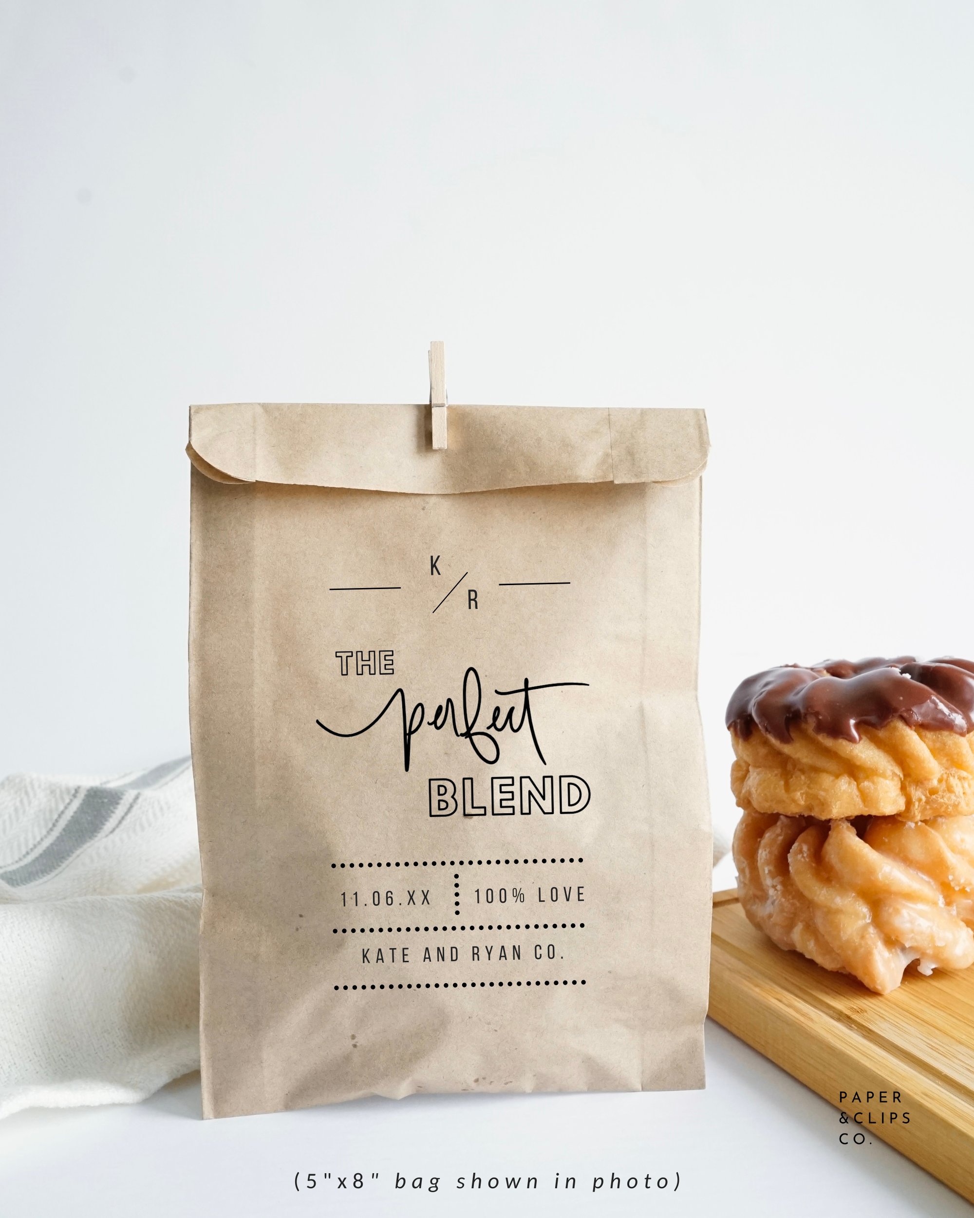 The Perfect Blend - Brown Party Bags