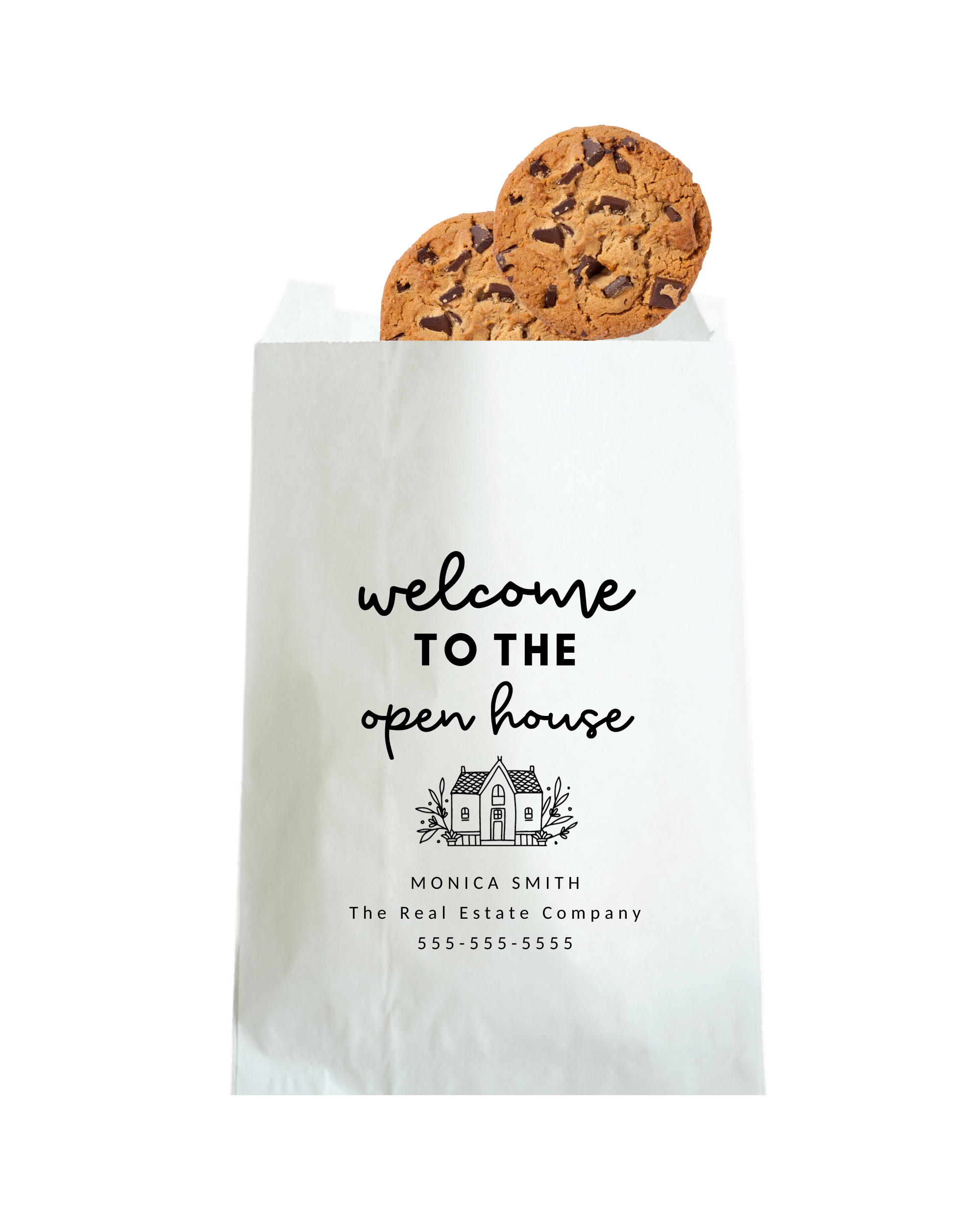 Welcome To The Open House - White Party Bags