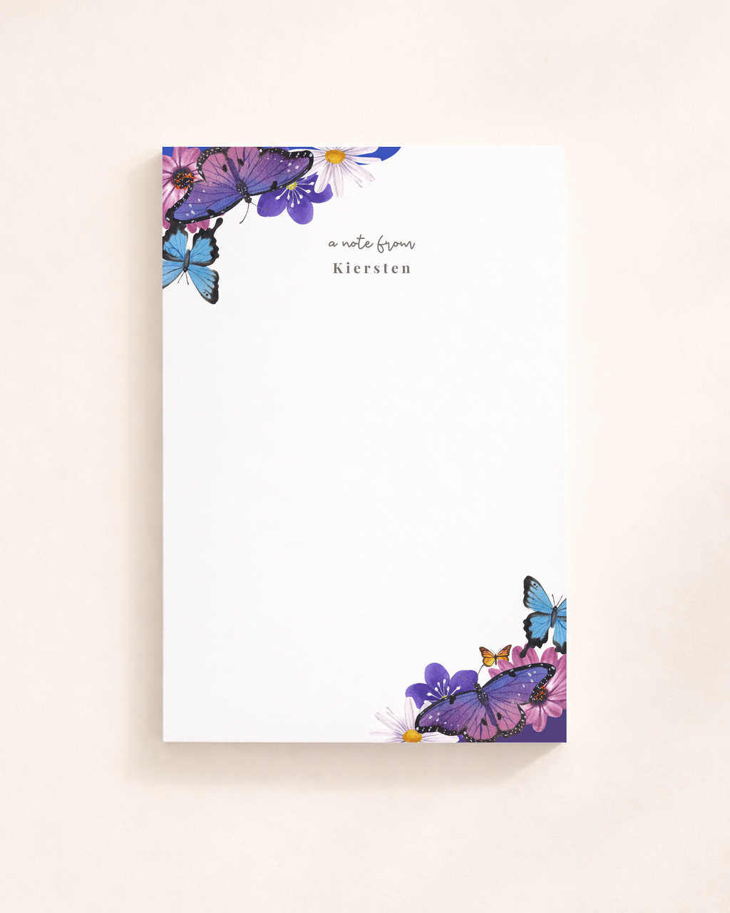 Butterfly Notepad