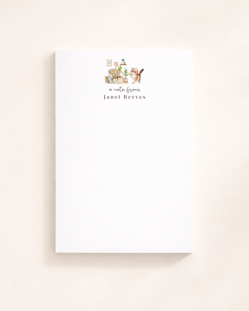 Cat Lover Notepad