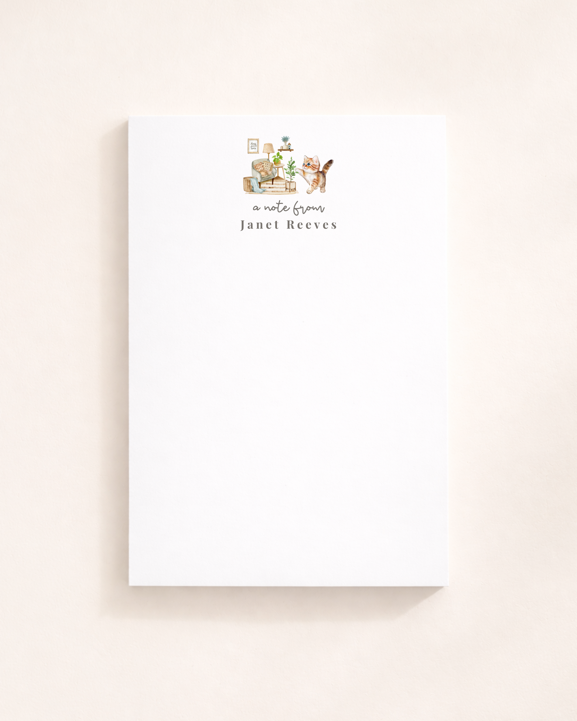 Cat Lover Notepad