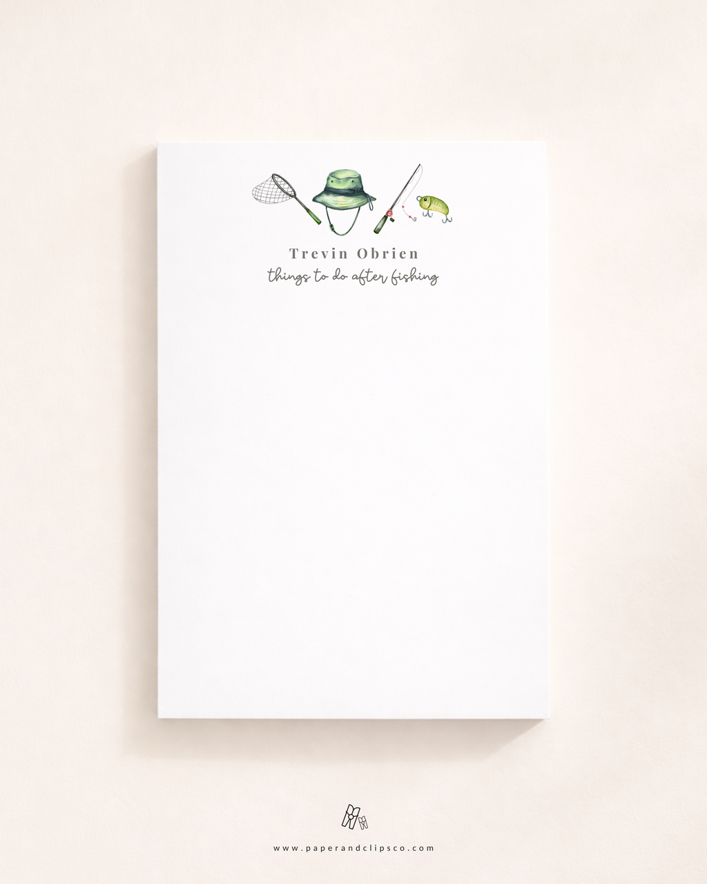 Fishing Notepad