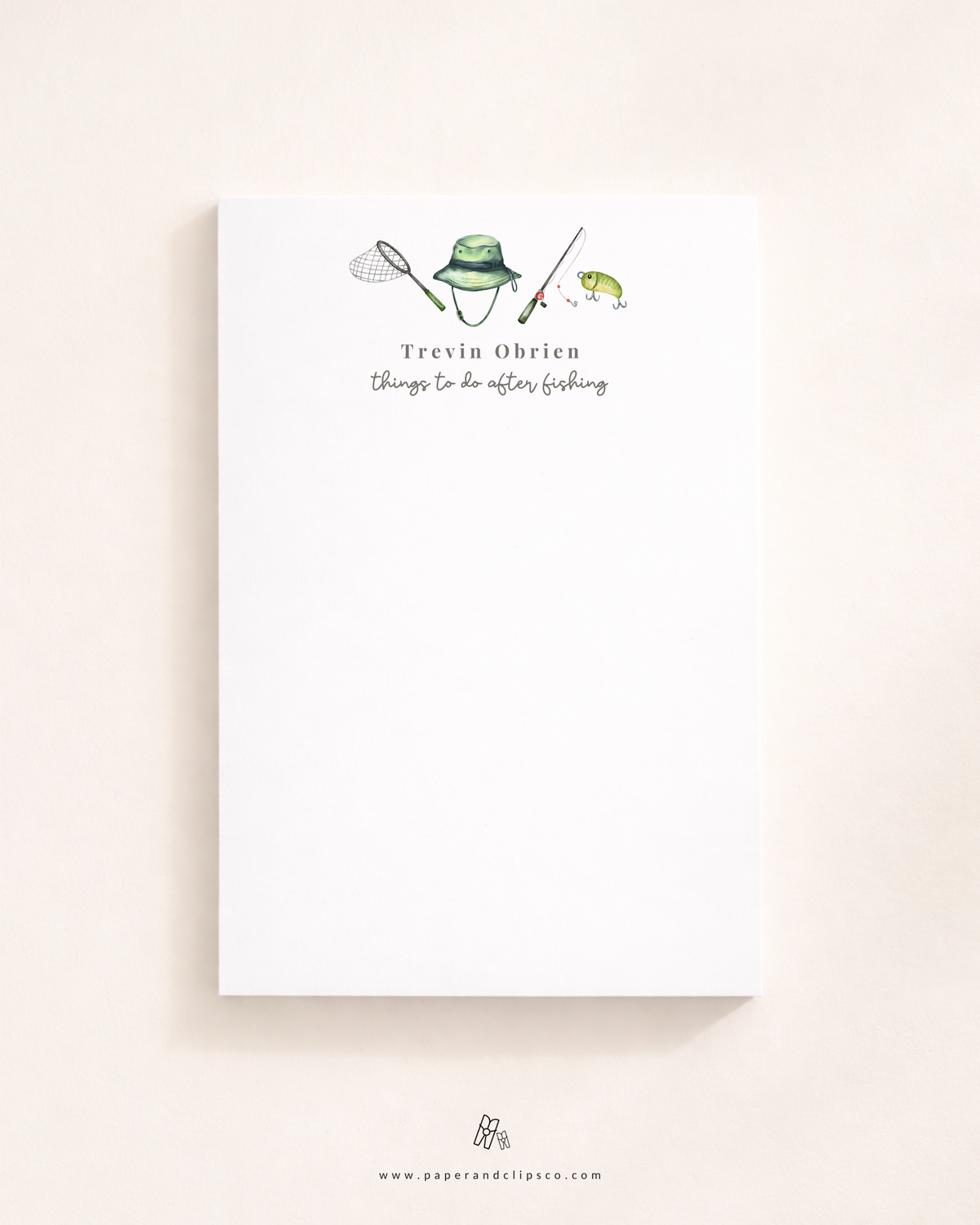 Fishing Notepad