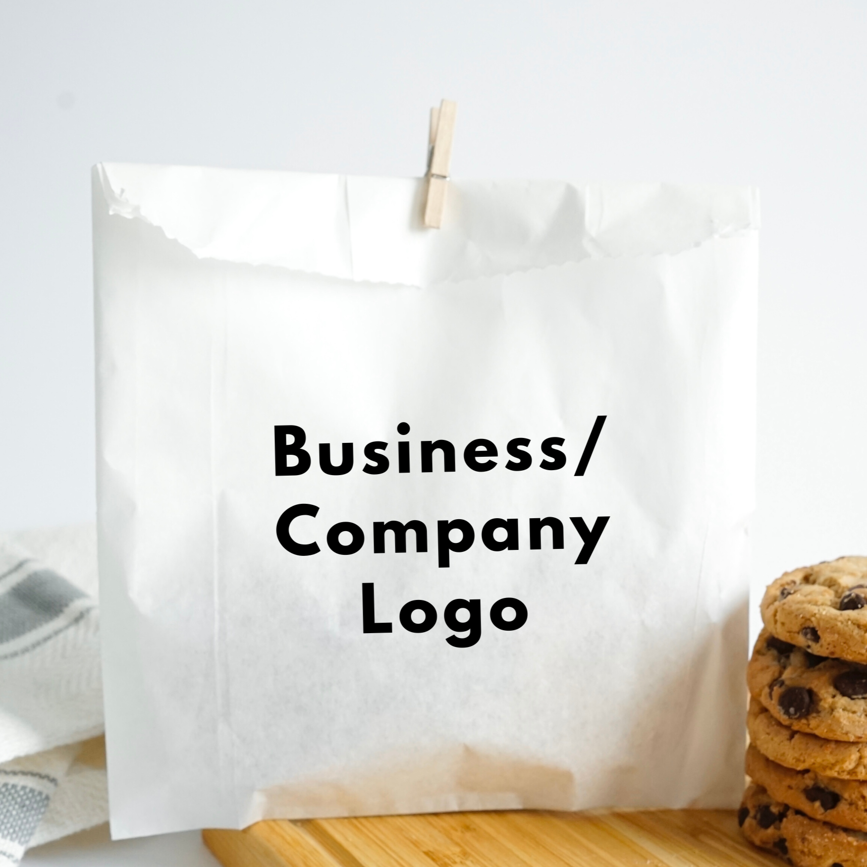 These grease-proof, durable paper bags make great company party packaging, adding a nice touch to your event.