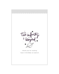Two Infinity and Beyond - White Party Bags