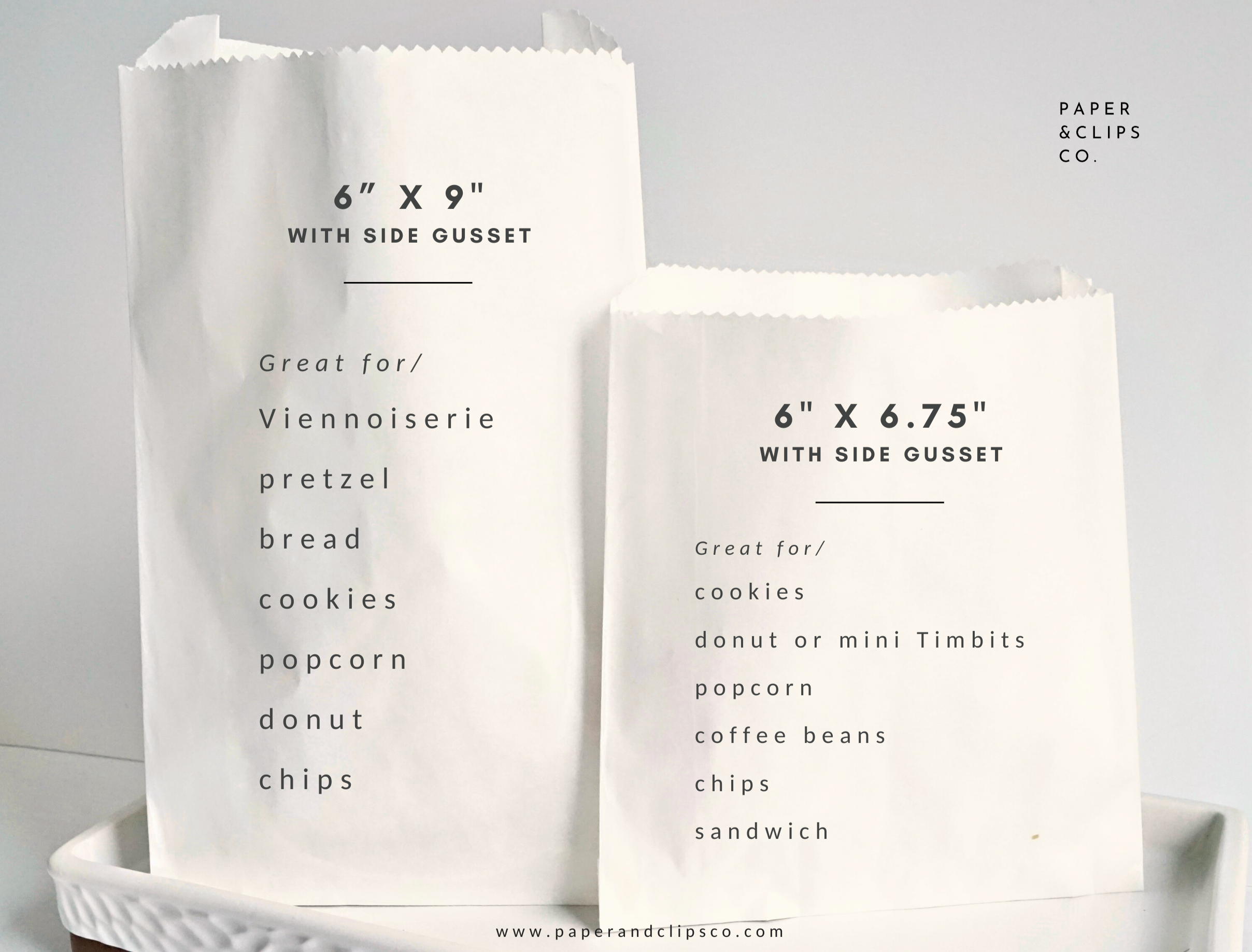 We Tied The Knot - White Party Bags