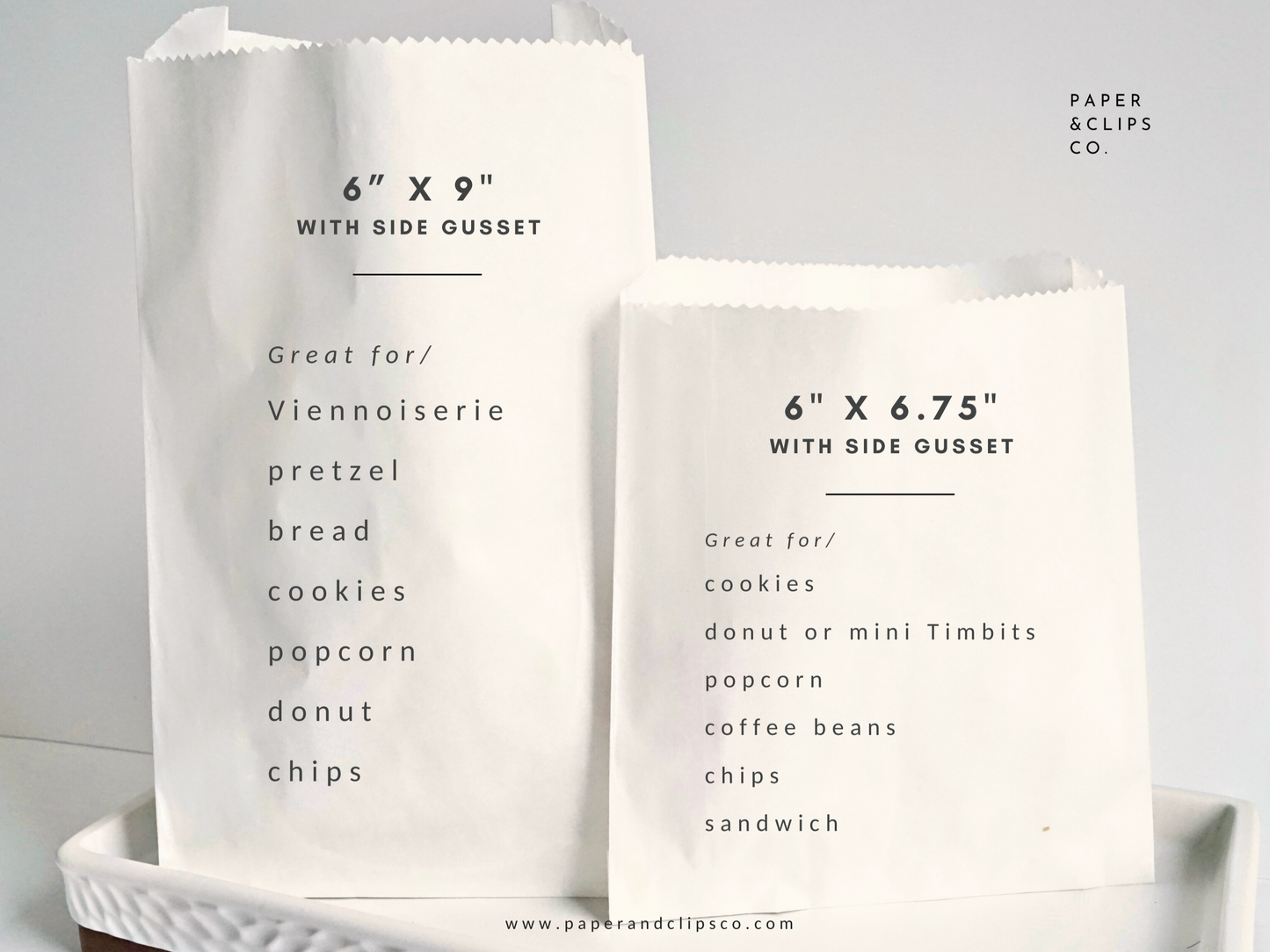 Buns In The Oven - White Party Bags