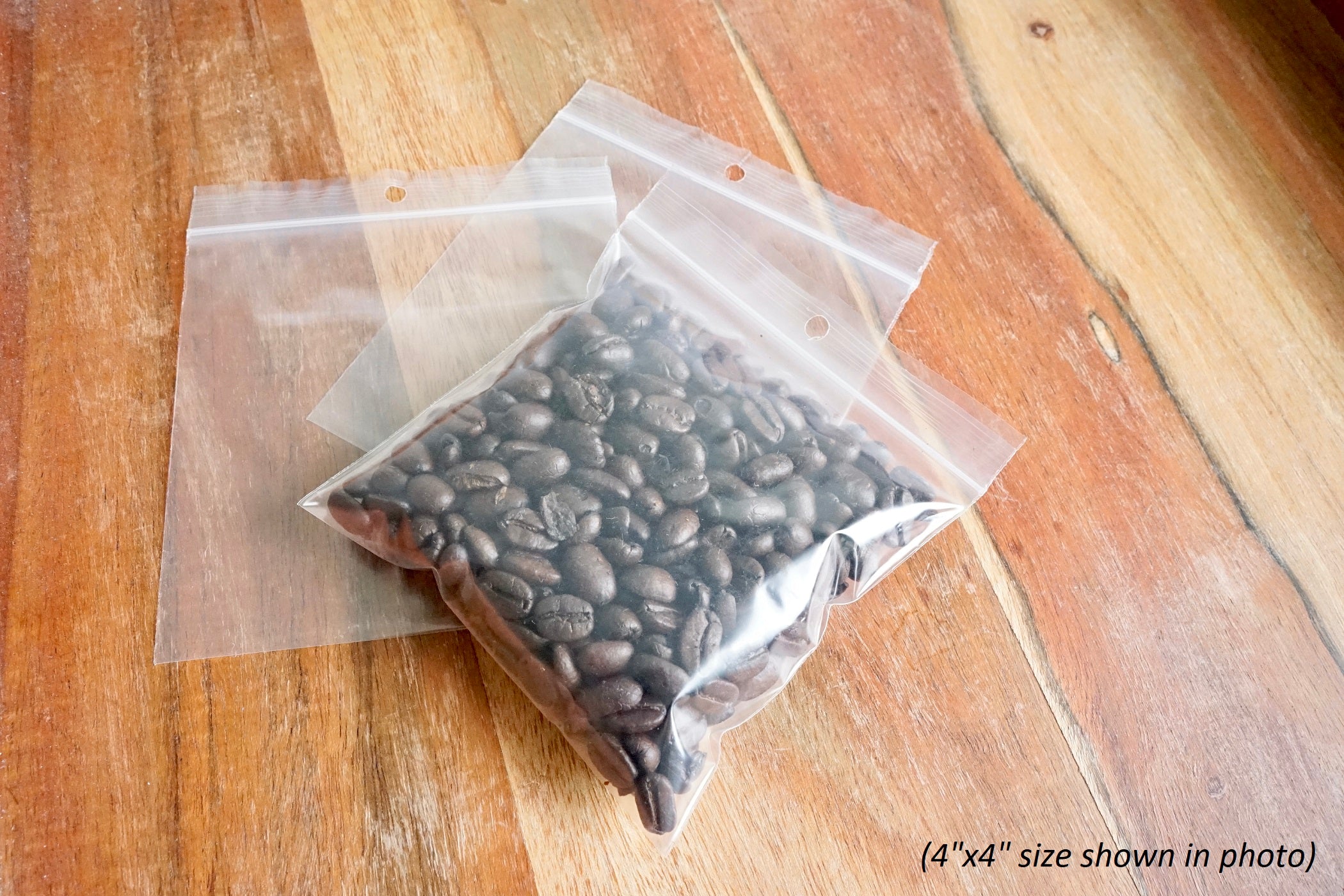 Clear Reclosable Poly Ziploc Bags