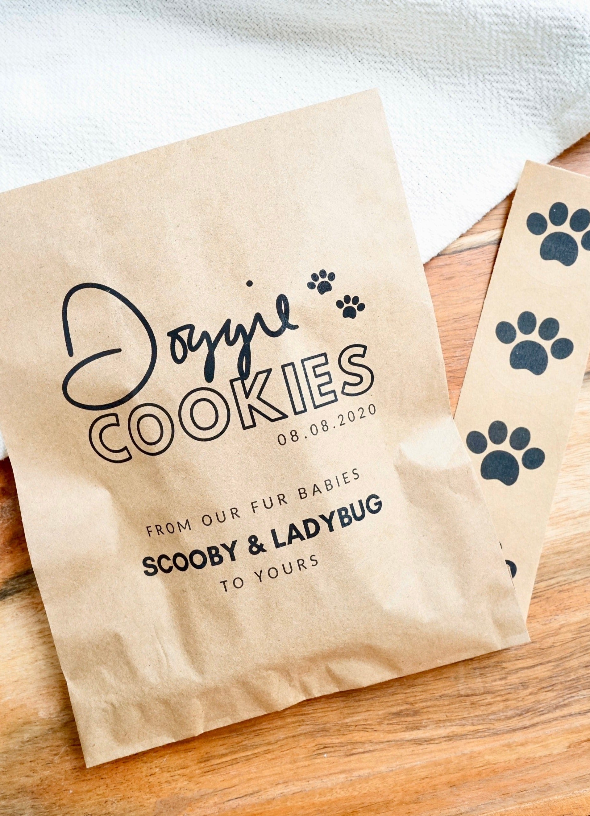 Fur Animal Treats - Brown Party Bags